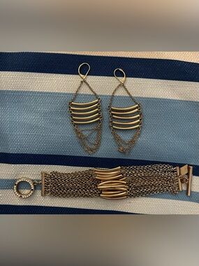 Sequin-NYC bracelet & earrings set